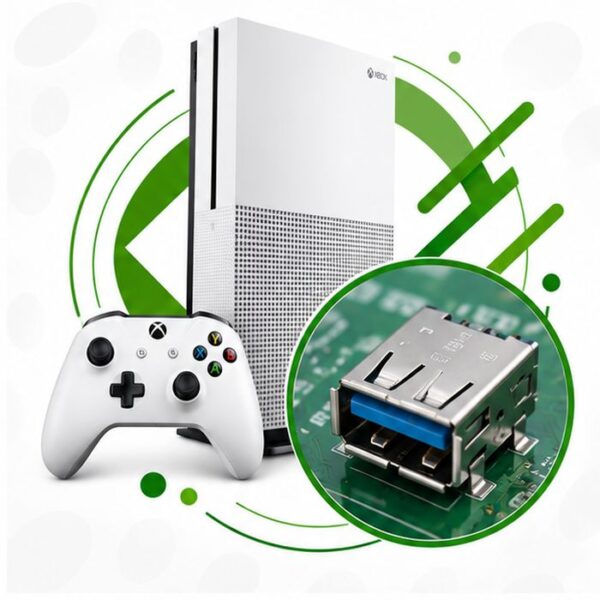 Reparación Cambio conectores USB Xbox One S