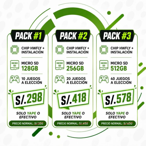 Packs personalizados